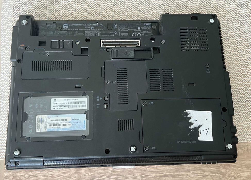 Laptop HP EliteBook 8440p i5-M540 – fără HDD, RAM, baterie