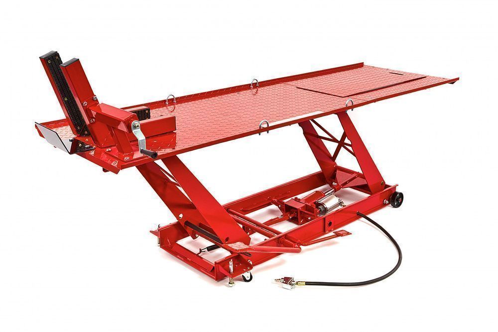 Elevator hidro-pneumatic pt. motociclete 450kg cu fixare roata