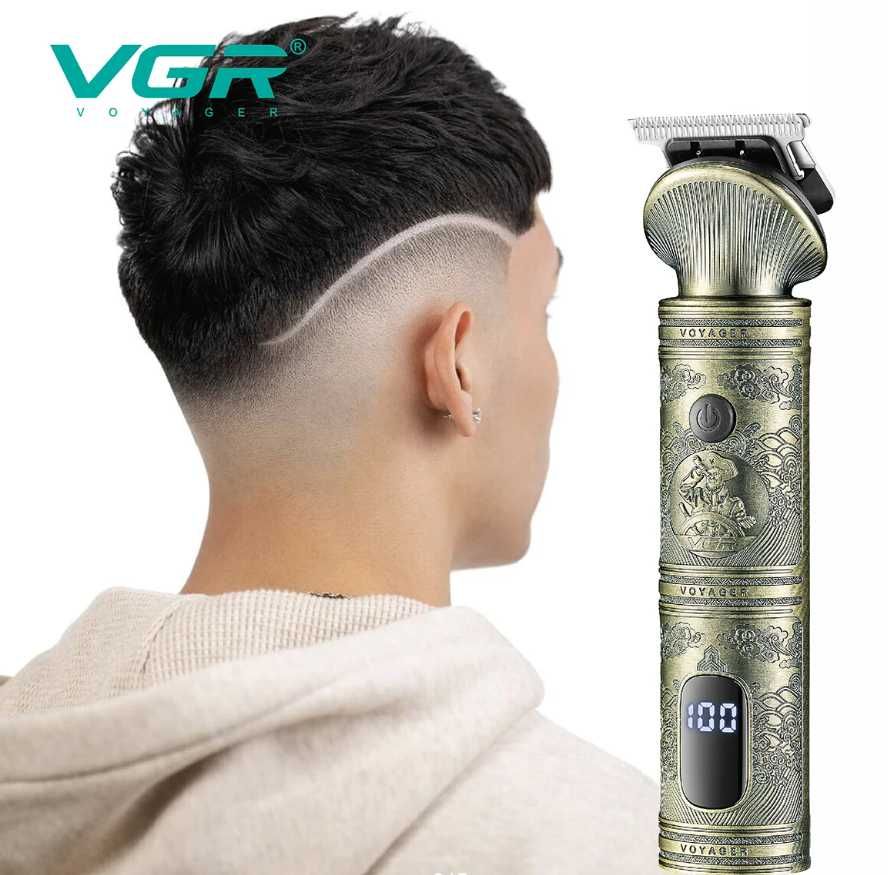 Универсальная машинка для стрижки волос, бороды, усов VGR V-106 te3