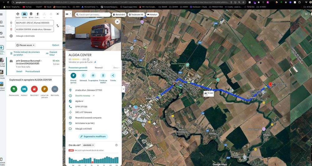 Hala 600 m²  –Afumați/Autostradă A0