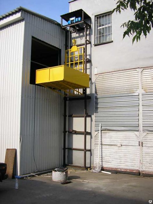 Подъемник мачтовый, консольный, грузовой, винтовой, козловой кран