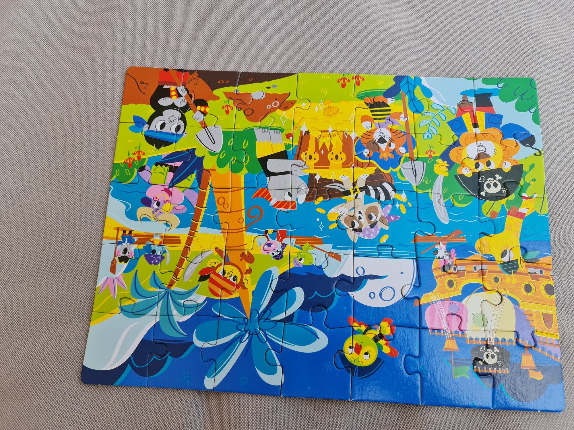 Joc puzzle 3 in 1 Liscani Montessori