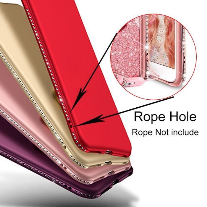 Husa cu pietricele pt Samsung Galaxy A6 Plus, J6 2018, J8