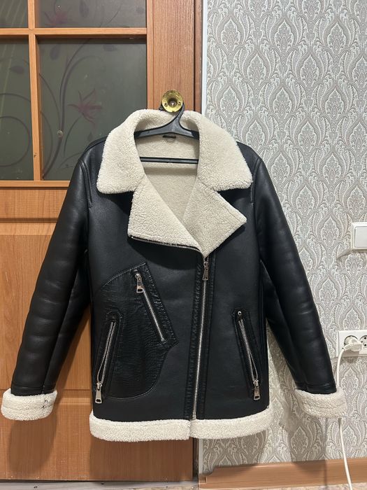 Тёплая женская дублёнка