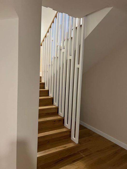 Trepte lemn / scari lemn / balustrade