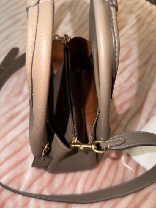 Coach Lana Shoulder Bag , цвят Dark Stone