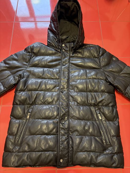 Geaca Milestone barbateasca piele 56