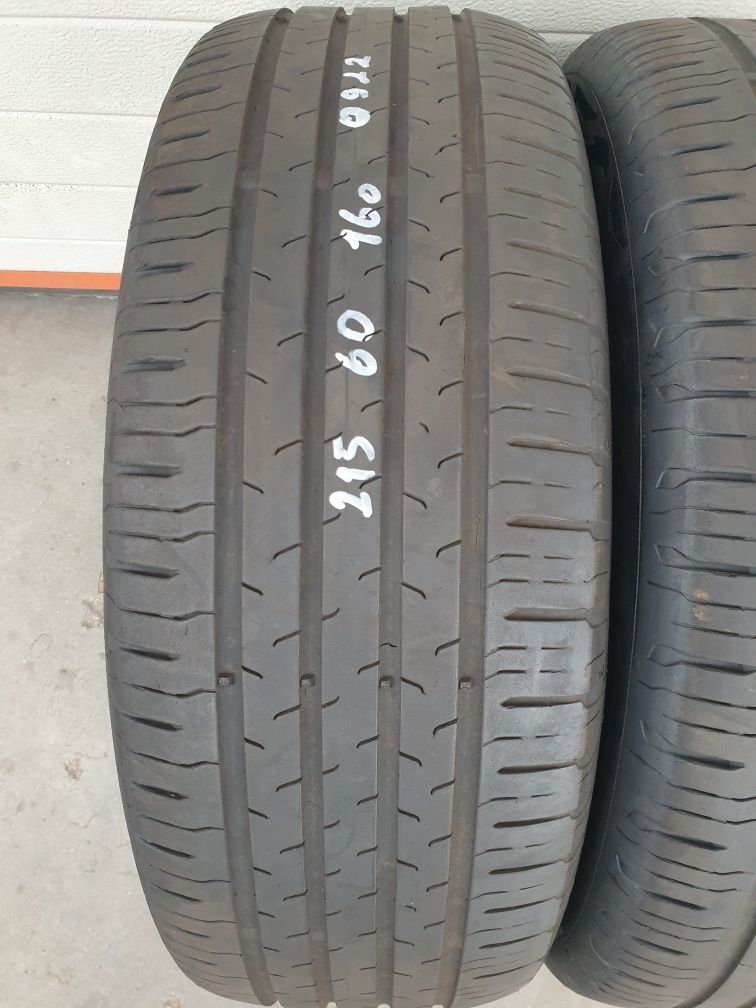 Летни гуми 2 броя CONTINENTAL EcoContact6 215 60 R16 дот 0922