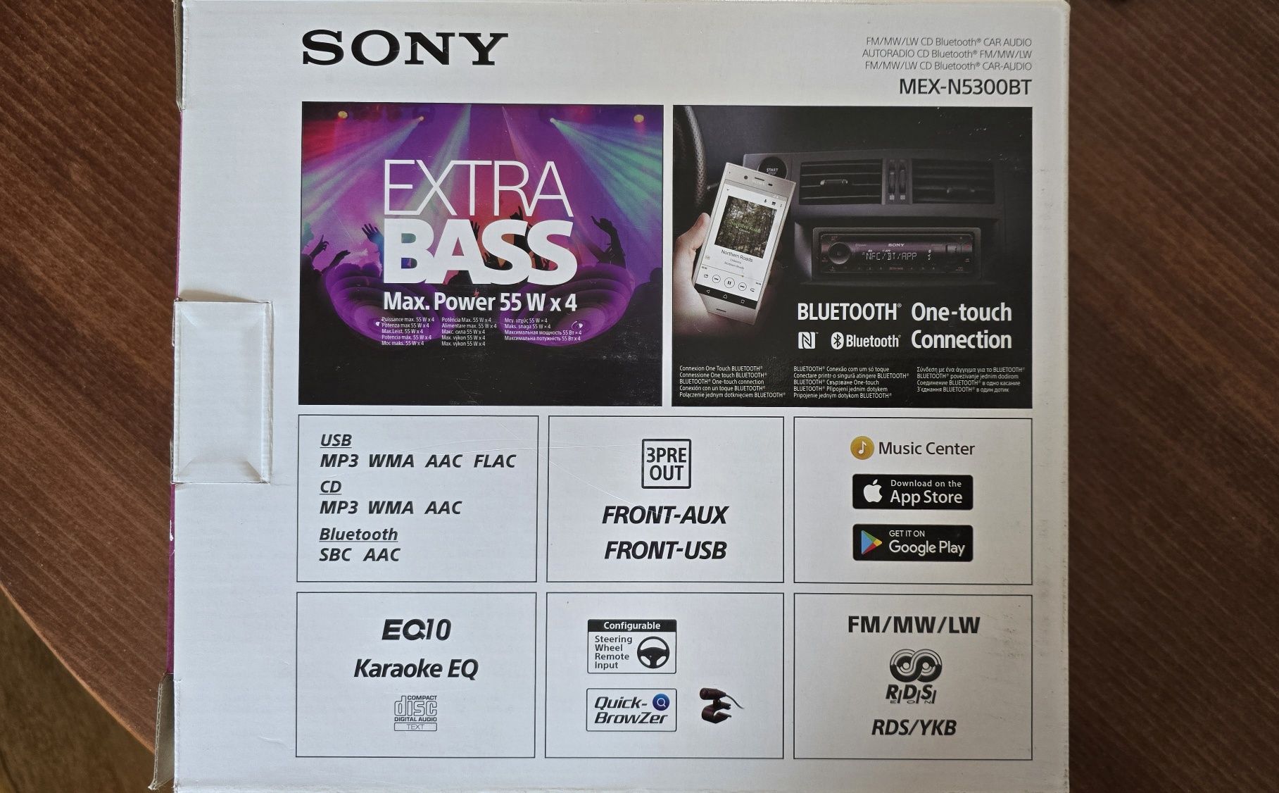 Sony audio auto MEX-N5300BT