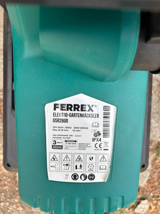 Валцова самопридърпваща дробилка 2800W