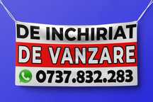 Print Banner "Teren de vanzare"