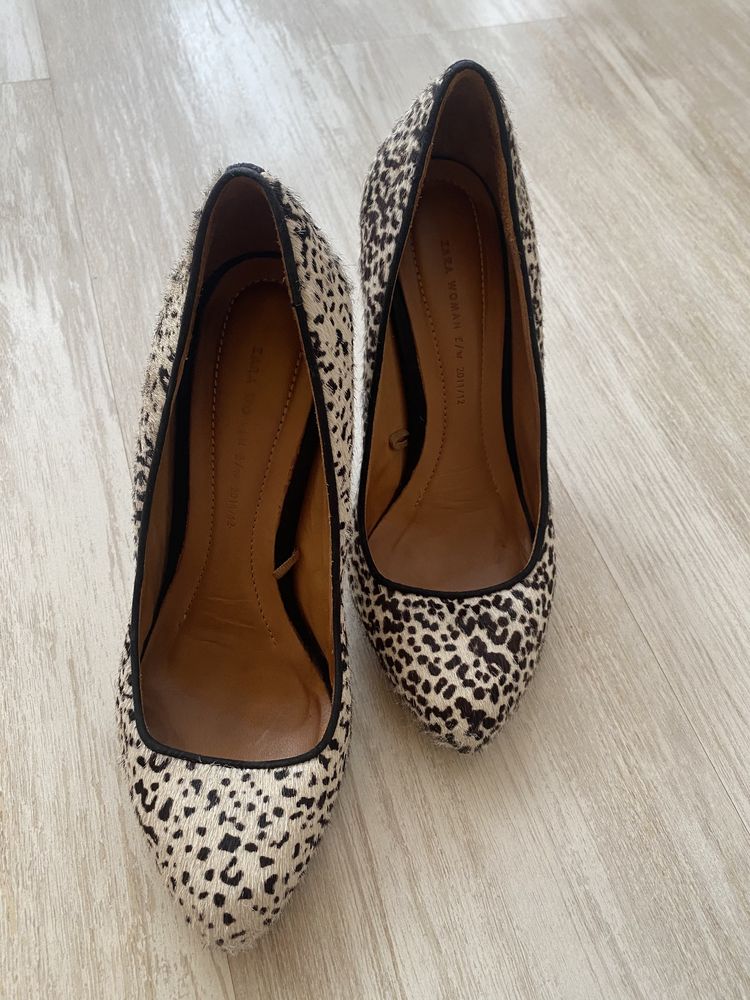 Туфли кожаные Zara
