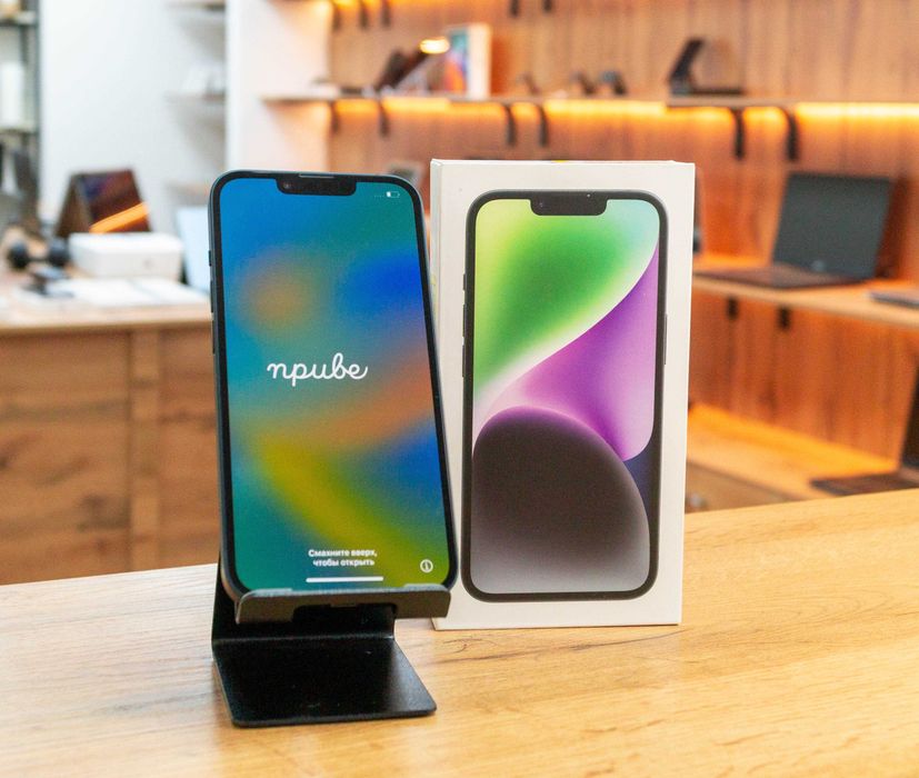 iPhone 14 256gb черный Рассрочка Гарантия Магазин Red Geek