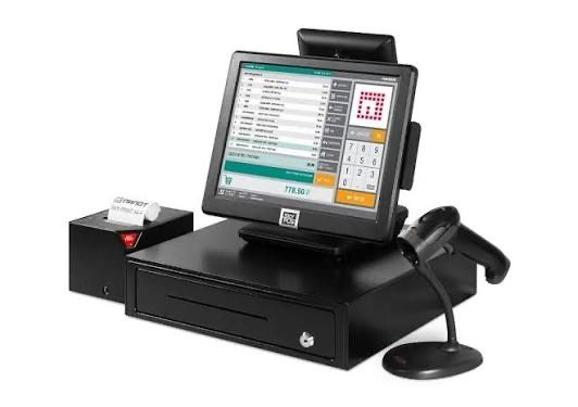 Б/У кассовый моноблок core i3 + ящик + принтер 80мм, касса аппарат