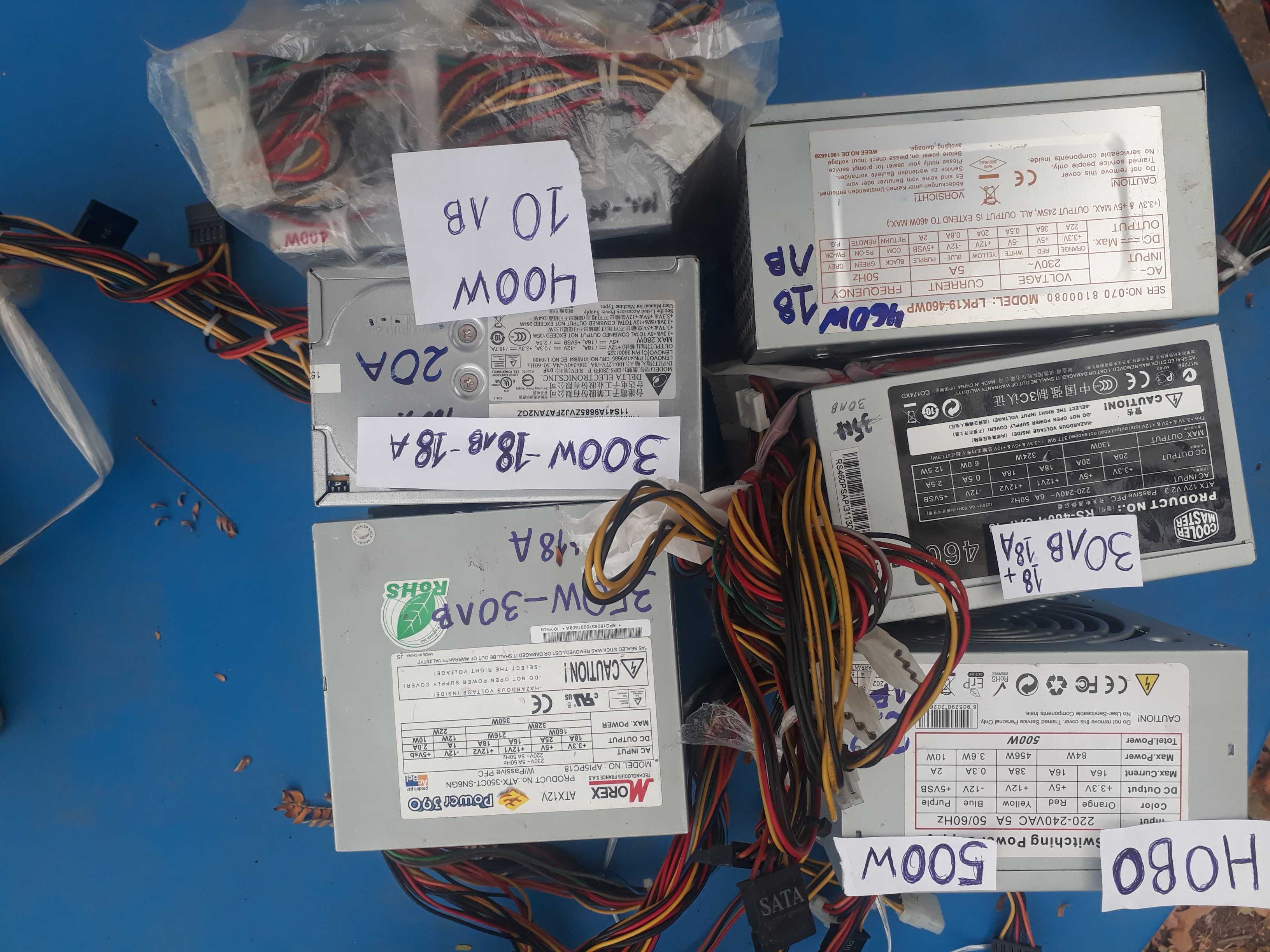 Захранване за компютър 400/460/500 W/600 + 6 пина/8 пина