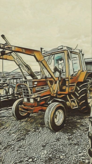 În curând Tractor Internațional 745 XL cu încărcător