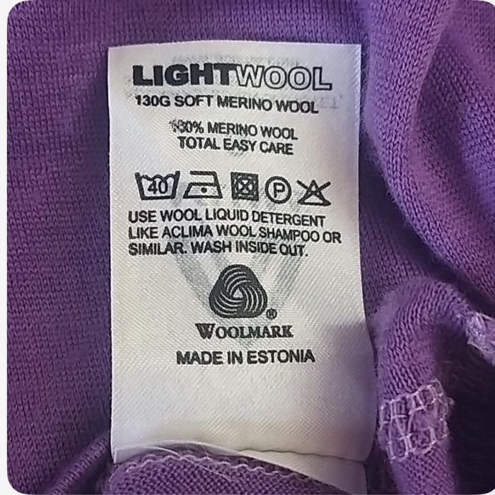 Aklima термо блуза 100% вълна размер S