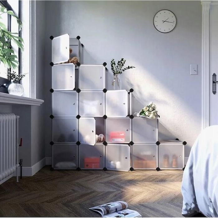 Модулен рафт от 16 кутии SONGMICS 432L