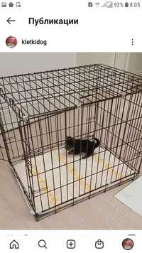 Клетка для собаки до 15 кг и кошки.  #3 размер 77/59/62 новая,в наличи