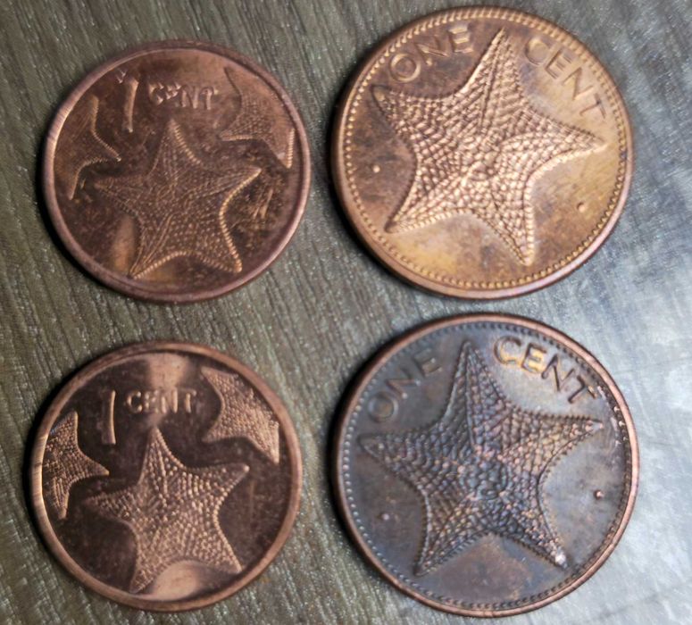 монети Бахами 4бр