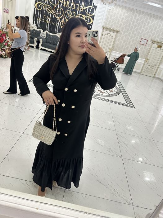 Длинная Пиджак платья