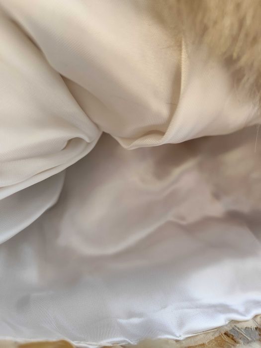 Дамско палто от естествена лисица