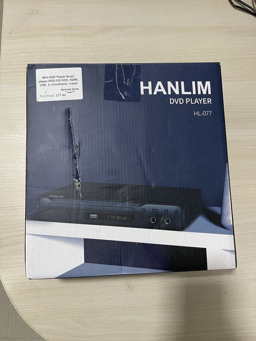 Mini DVD Player Scart ,HDMI ,Usb ,2 Microfoane