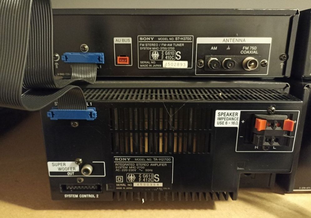 Corpuri/Cabluri Sony MHC-2700 pentru piese.