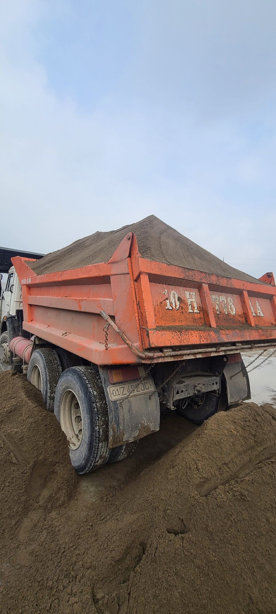 Камаз самосвал услуги.вывоз мусора.доставка.kamaz samasval hizmati