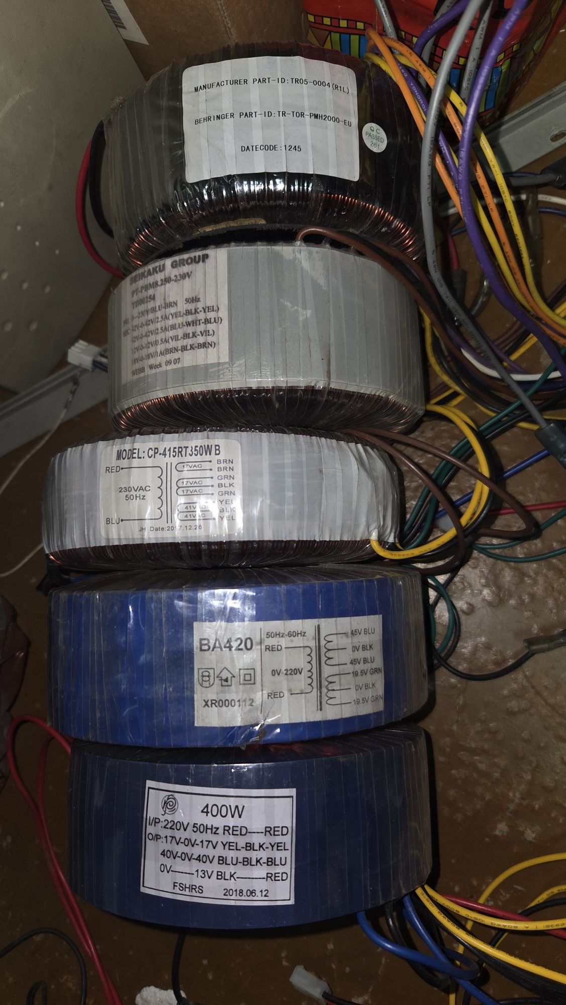 Трансформаторы тороидальные вход 220v 50hz