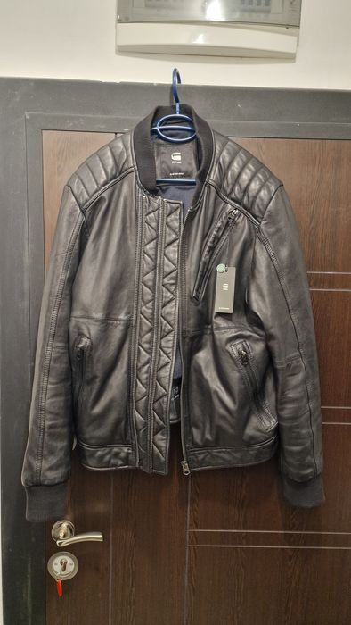 Мъжко кожено яке G-star raw