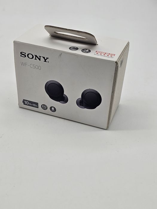 Casti In-Ear Sony WFC500B, True Wireless, Microfon, Bluetooth, IPX4, A