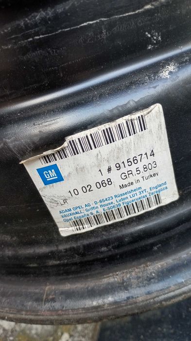 Джанти и тасове 15"