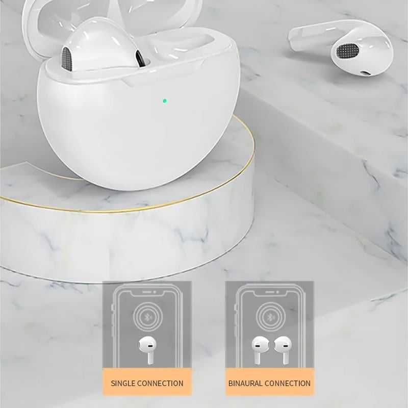 Безжични Bluetooth слушалки Air Pro 6 TWS за iOS/Android с Hi-Fi звук