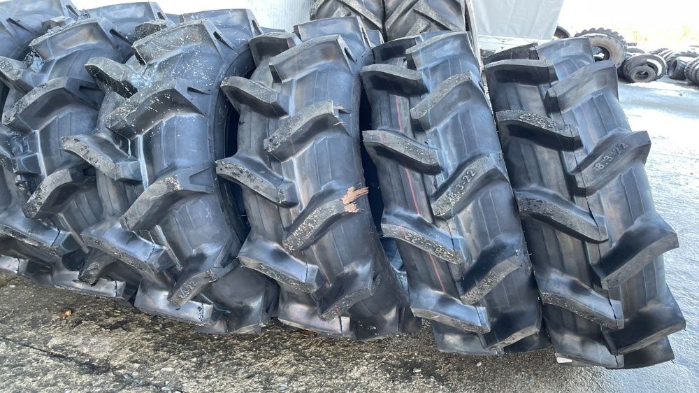 Anvelope noi 8.3-22 Cauciucuri noi de tractor japonez cu camera 10PR
