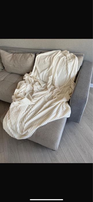 Супер мягкий и теплый плед (б/у)