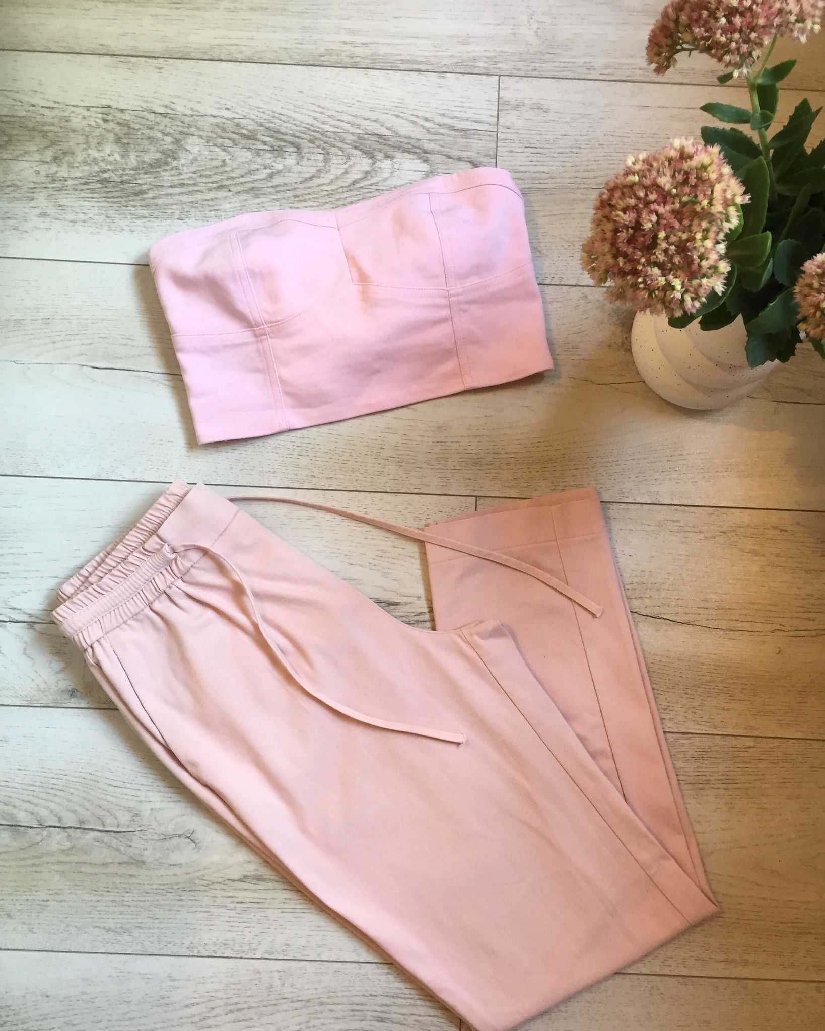 Pantaloni Zara roz