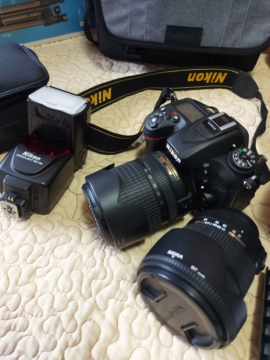 Nikon d7200 obiectiv nikon dx vr 18-140 +sigma17-50