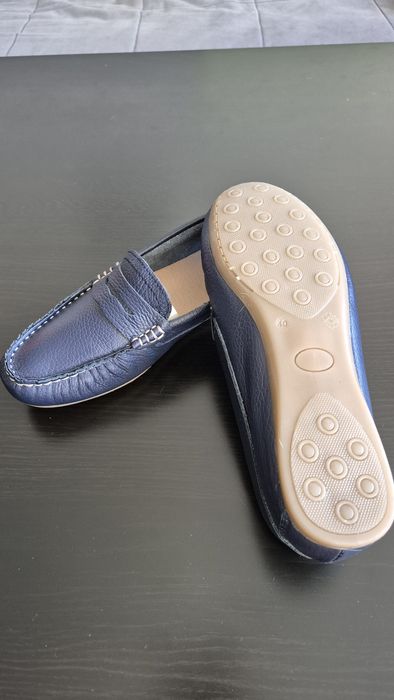 Кожени дамски мокасини