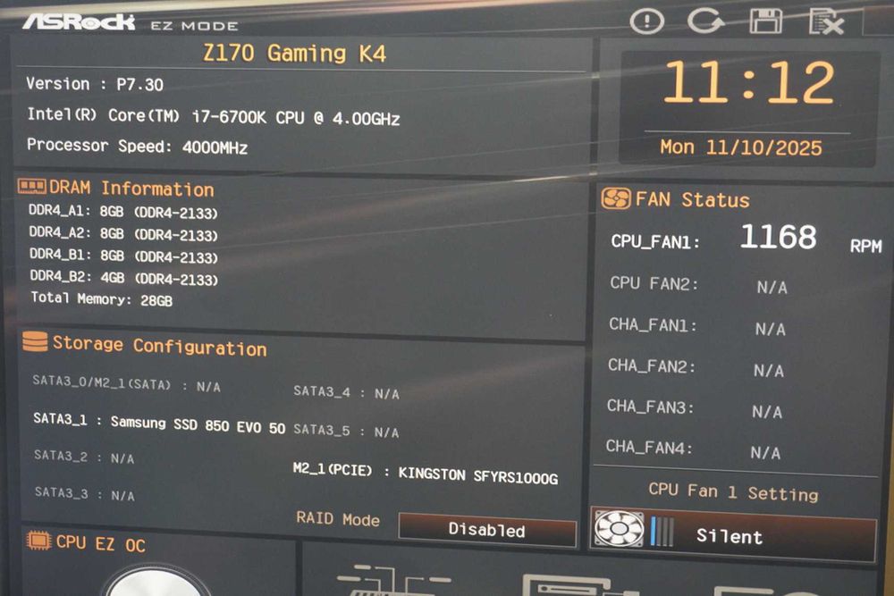 [LGA 1151] Дъно, дънна платка ASRcok Fatality Z170 Gaming K4 Вкл. ДДС