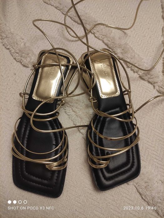 Sandale aurii TopShop 37