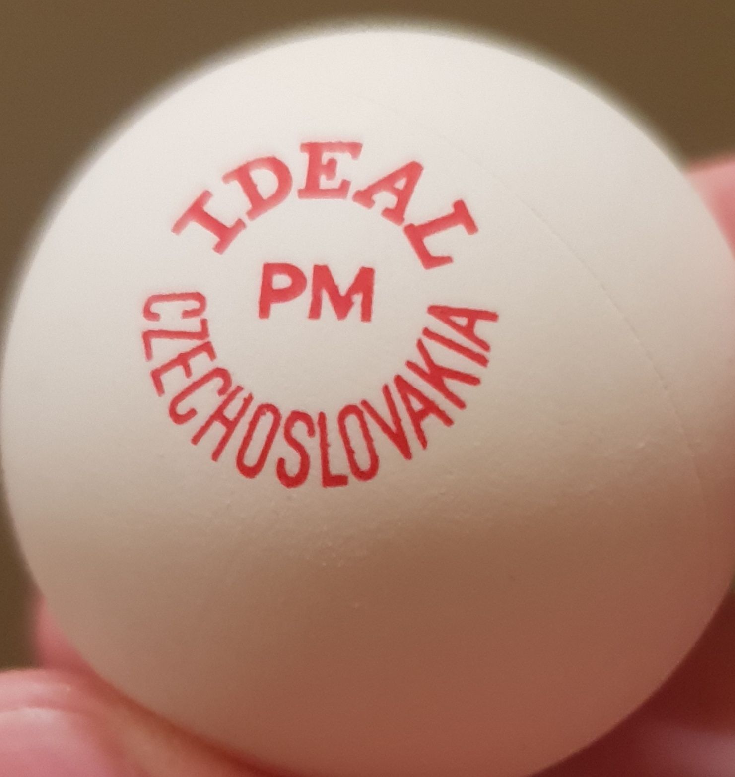 Lot de 6 mingi pingpong IDEAL PM, vintage de colecție Cehoslovacia