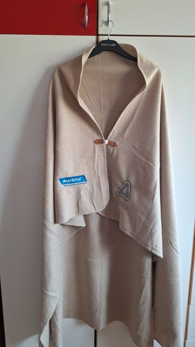 Poncho bej, calduros Vinga