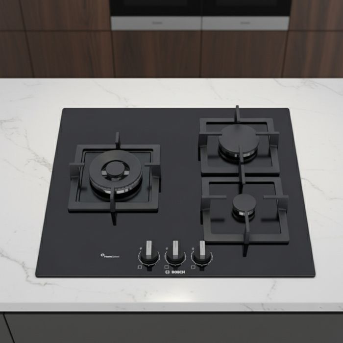 Плот за вграждане BOSCH PPC6A6B20 с FlameSelect, Газ