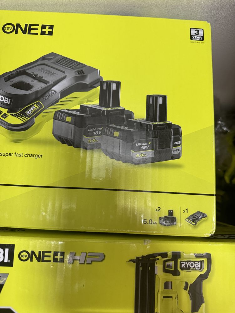 Ryobi-Acumulator Li-Ion ONE+ 5.0 Ah 2024 New