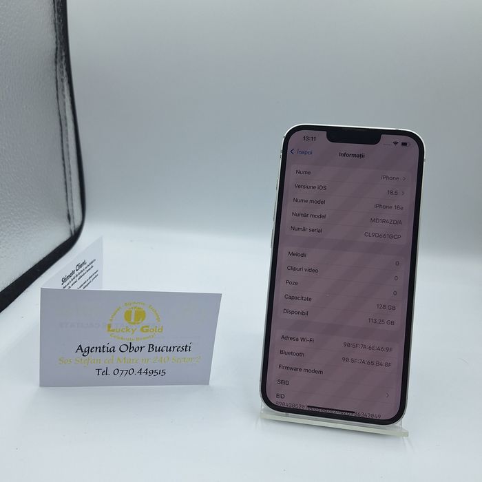 IPhone 16E 128Gb 100% Baterie Garantie/Factura #48340