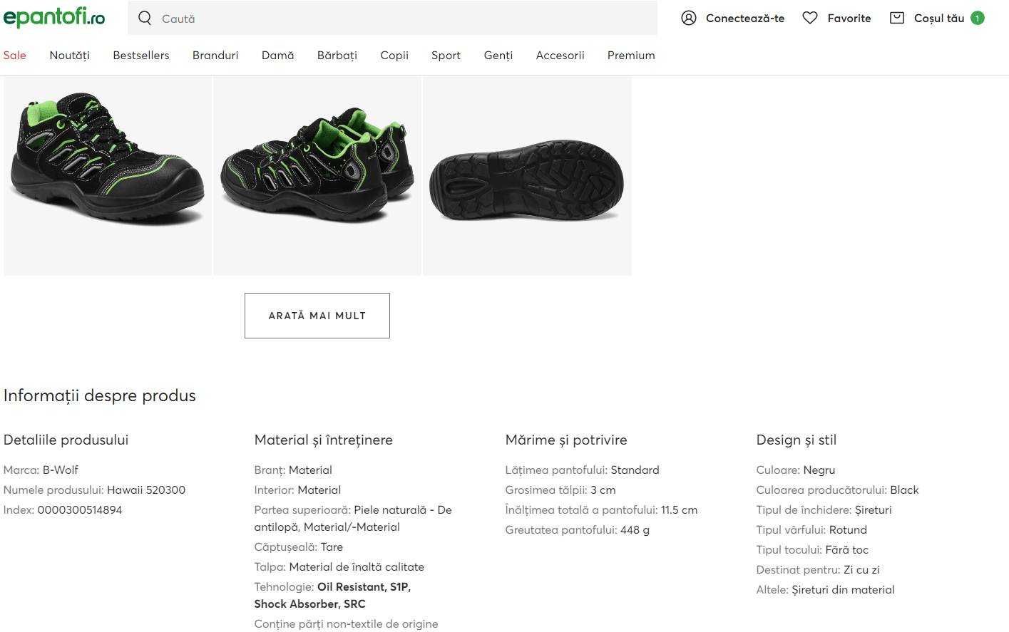 Pantofi / Bocanci B-Wolf Marimea 40