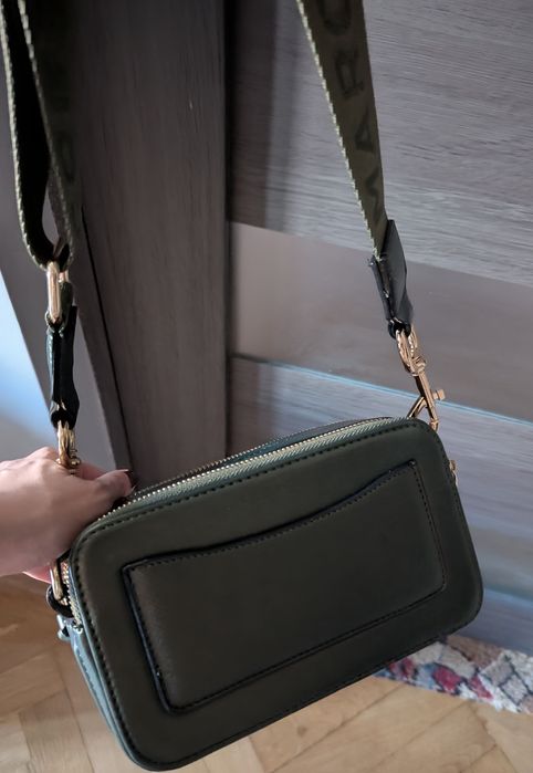 Marc Jacobs Green Snapshot geantă crossbody