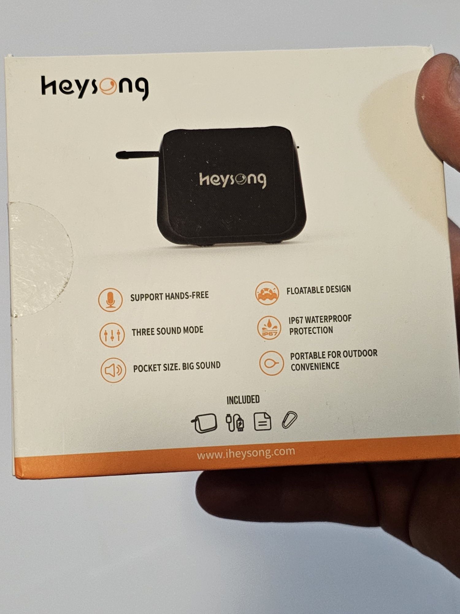 Difuzor de duș impermeabil HEYSONG (produs nou)