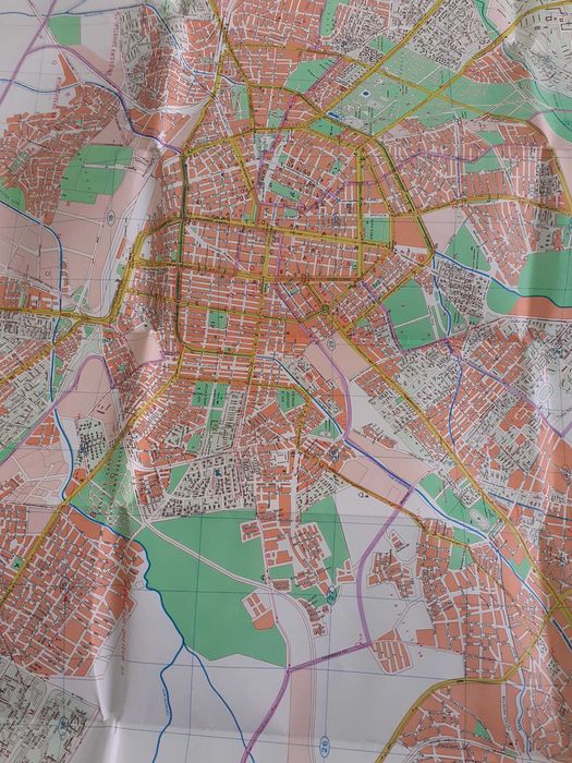 Стара карта - План указател на град София